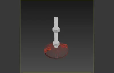 铰接脚-输送机零件