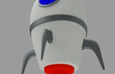 卡通火箭max模型