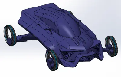 新型概念车模型