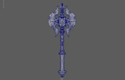 卡通双面斧 战斧