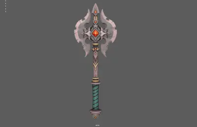 卡通双面斧 战斧