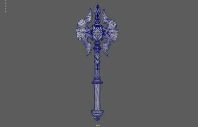 卡通双面斧 战斧