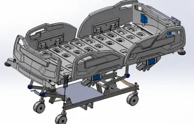ICU多功能医疗床,无零件