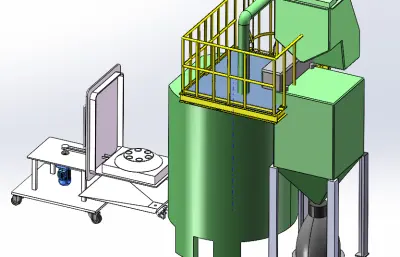柱表面抛丸设备