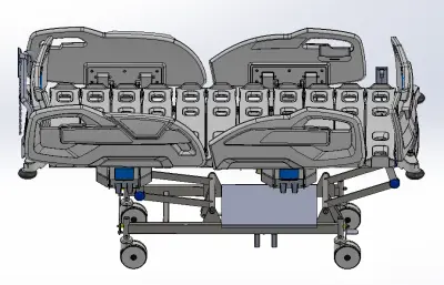 ICU多功能医疗床,无零件