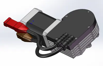 带编码器的蜗轮蜗杆减速电机Q11
