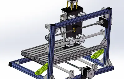小型数控铣床模型