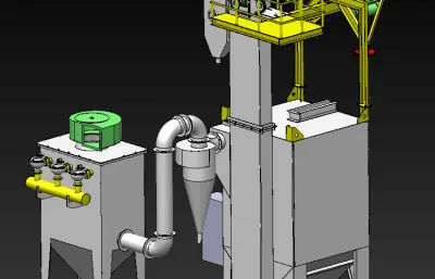 Q376吊钩式抛丸机