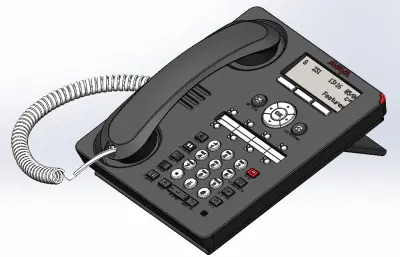 座机电话模型