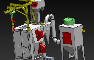Q376吊钩式抛丸机