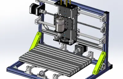 小型数控铣床模型