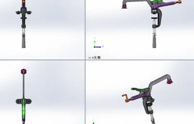 桌上垂直螺丝夹