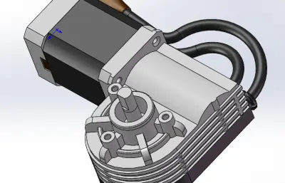 带编码器的蜗轮蜗杆减速电机Q11