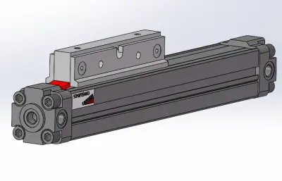 磁耦合式无杆缸