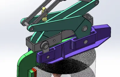 重型卷材钳子模型