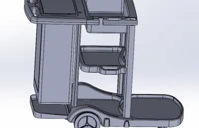 食物清理餐车 酒店清扫车