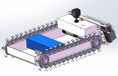 吸盘履带车加清扫