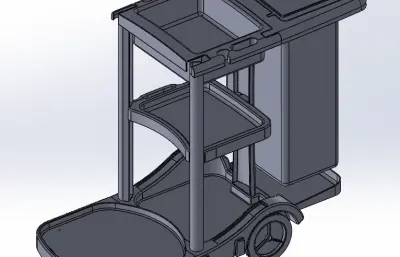 食物清理餐车 酒店清扫车