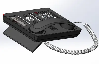 座机电话模型