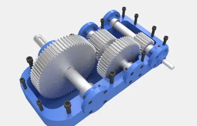 三级齿轮减速机