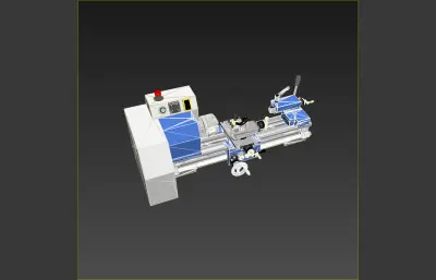 微型车床max模型