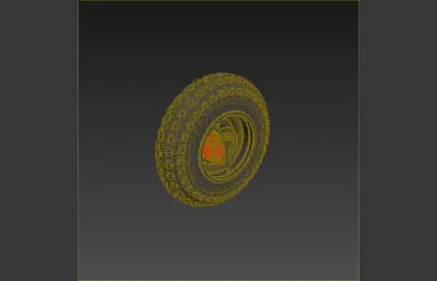 四轮摩托车前轮转向节轮毂组件