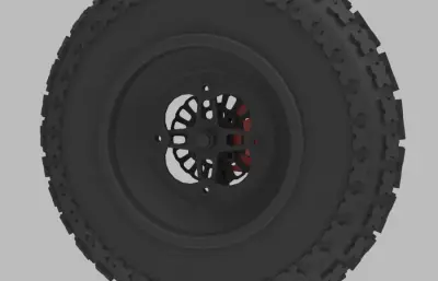 四轮摩托车前轮转向节轮毂组件