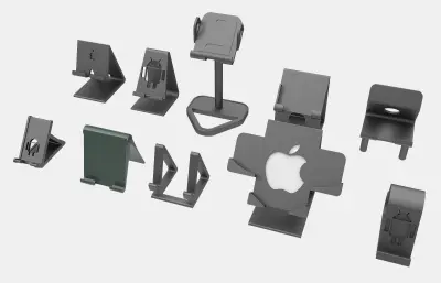 10款手机支架组合max模型