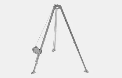 三脚架-起重机
