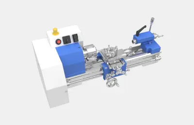 微型车床max模型