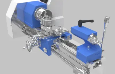 微型车床max模型