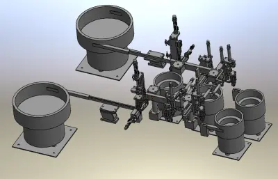NL06T振动盘插针分料机构