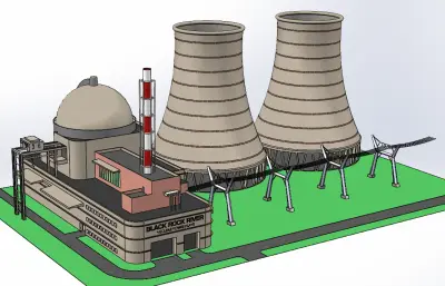 热电厂模型