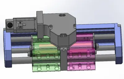 对称移动平台模型