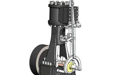 立式蒸汽机结构