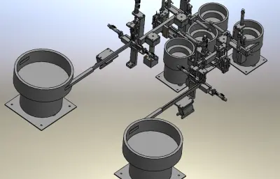 NL06T振动盘插针分料机构