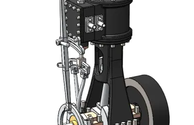 立式蒸汽机结构