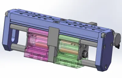 对称移动平台模型