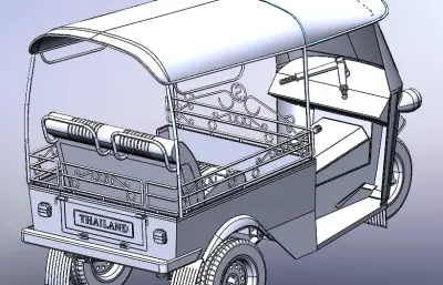 电动出租三轮车