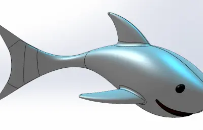 大鲨鱼模型