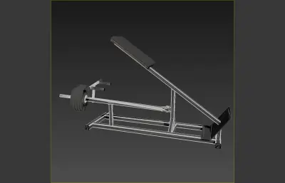 运动器材倾斜杠