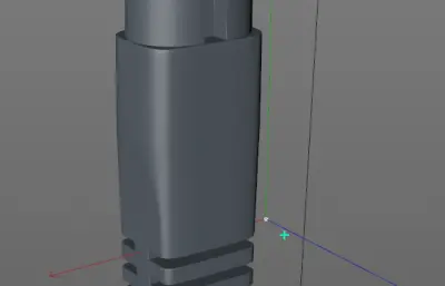 充电器插头,电源插头C4D模型