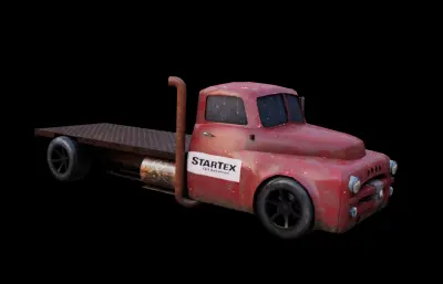 老式货车 生锈卡车 大货车