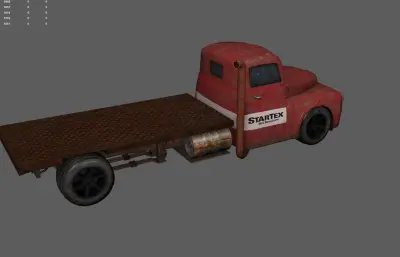 老式货车 生锈卡车 大货车