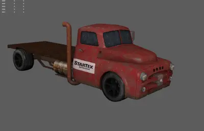 老式货车 生锈卡车 大货车