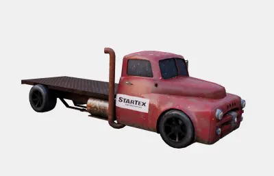 老式货车 生锈卡车 大货车