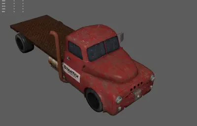 老式货车 生锈卡车 大货车