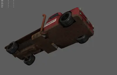 老式货车 生锈卡车 大货车