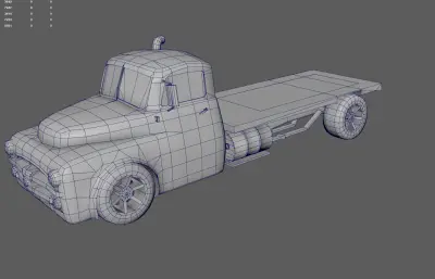 老式货车 生锈卡车 大货车