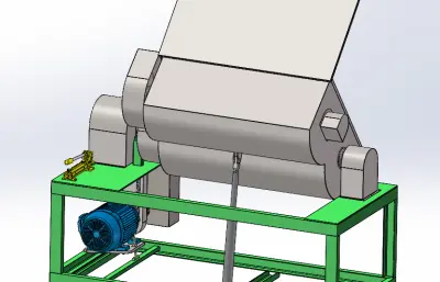 双轴搅拌器模型